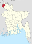 BD Thakurgaon District locator map